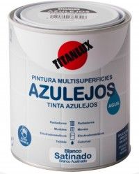 Esmalte Azulejos al Agua Titan Blanco Satinado 750 ml