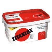 Titanlux Pintura Plastica Cobertura Total Blanca 4Lts
