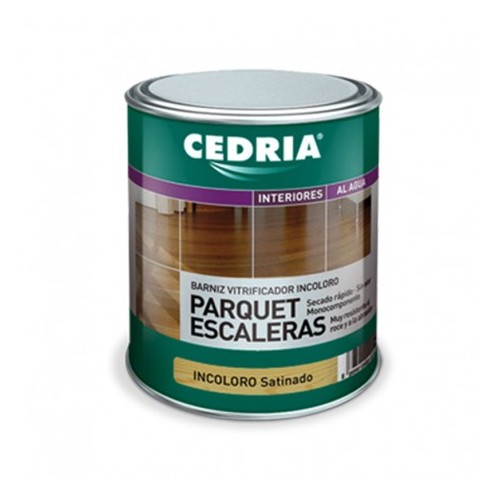 Cedria Barniz Parquet-Escaleras Incoloro