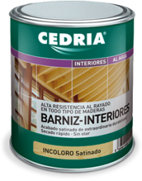 Cedria Barniz al Agua Colores