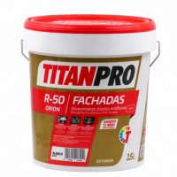 TITANPRO R-50 Revestimiento Antifisuras Elástico Blanco 15 Lts