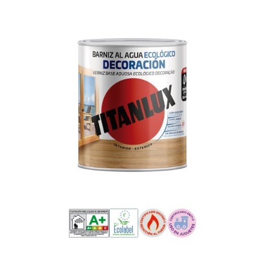 Barniz al Agua ECOLOGICO Decoración Brillante COLORES