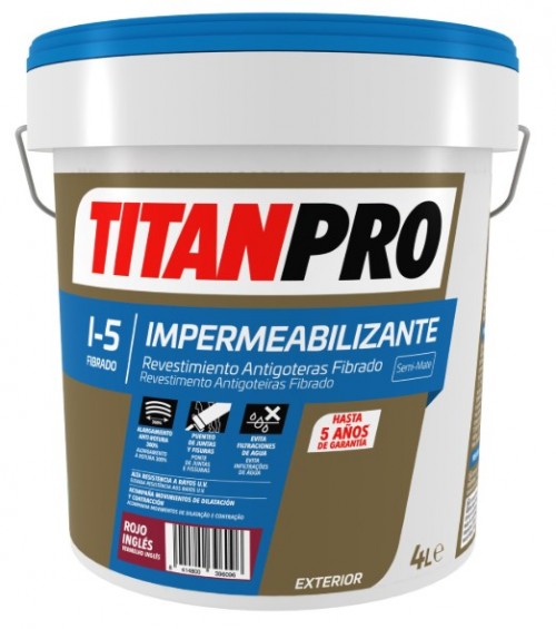 TITANPRO Revestimiento Antigoteras I-5 FIBRADO