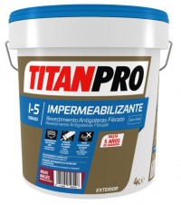 TITANPRO Revestimiento Antigoteras I-5 FIBRADO 15LTS