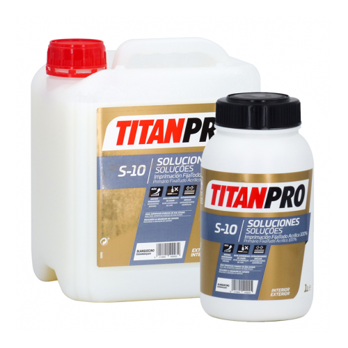 TITANPRO S-10 Fijador al Agua Incoloro 5 Lts