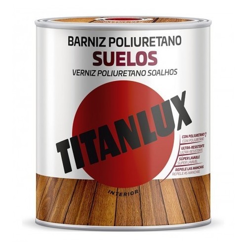 Barniz suelos madera poliuretano brillante y satinado 4 Lt