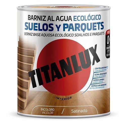 Barniz al Agua Ecologico Suelos y Parquets Incoloro