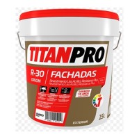 **COLORES**TITANPRO R-30 Revestimiento Exterior Liso Mate 15 Lts