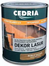Cedria DEKOR LASUR Satinado Colores