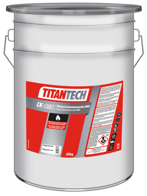 Pintura Intumescente Titan AL AGUA 25Kgs