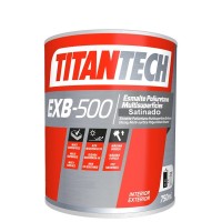 EXB-500-Esmalte Poliuretano Multisuperficies Satinado NEGRO 750ml