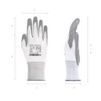 GUANTES NITIRILO NEGRO-BLANCO TALLA XL WK100700   